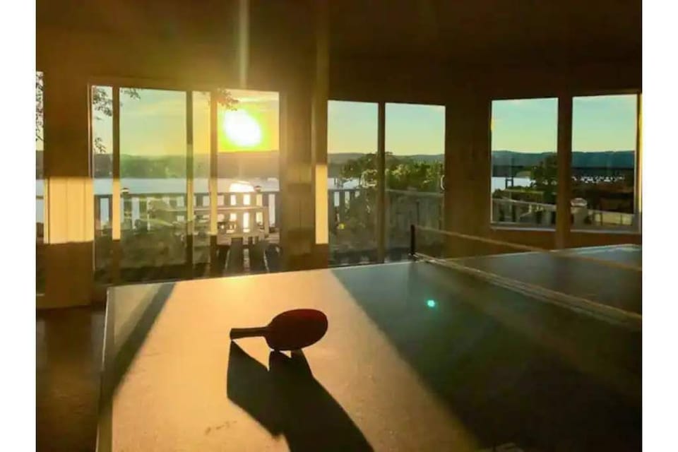 Playroom at sunset
