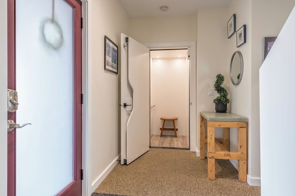 Elevator from Entrance Level 