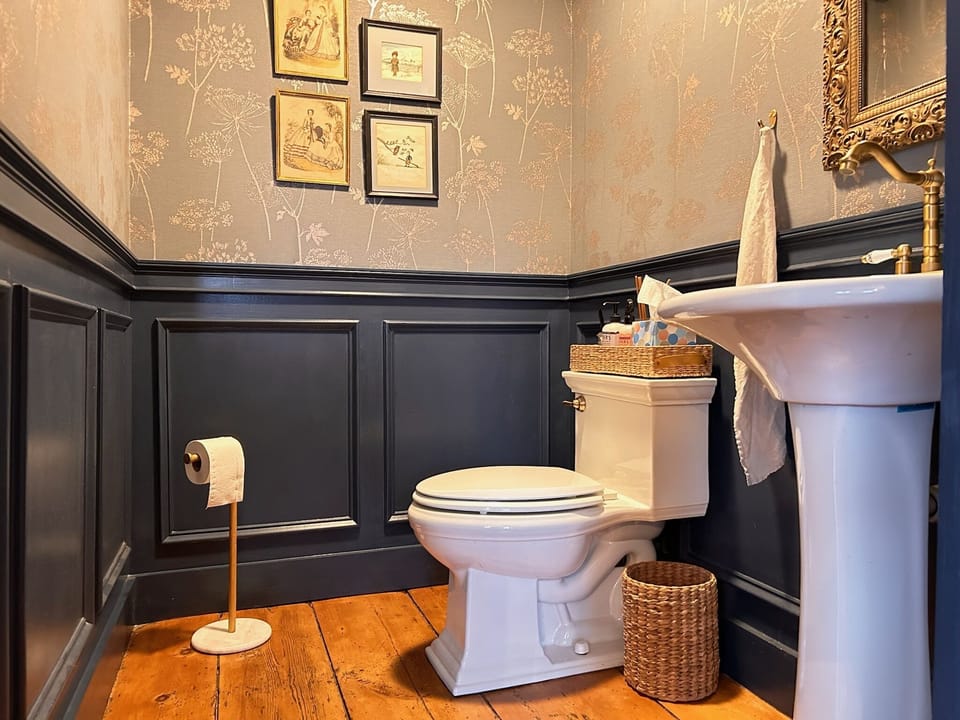 downstairs half bath