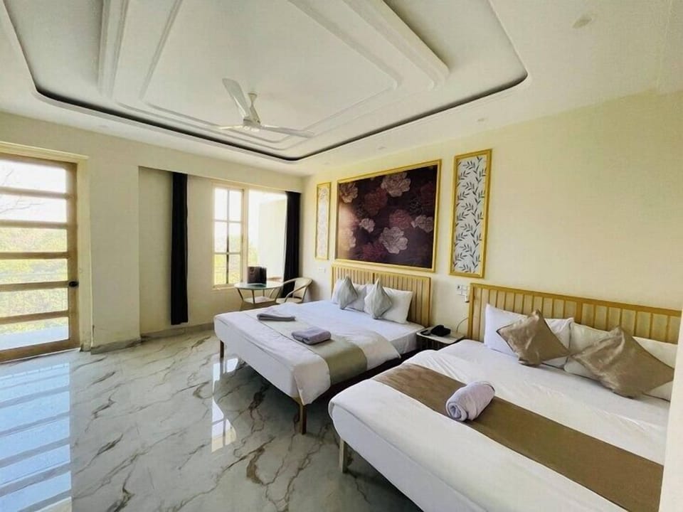 Family Room | Blackout drapes, iron/ironing board, free WiFi