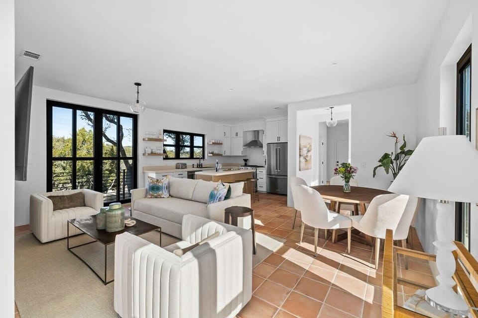 Main living room and dining area