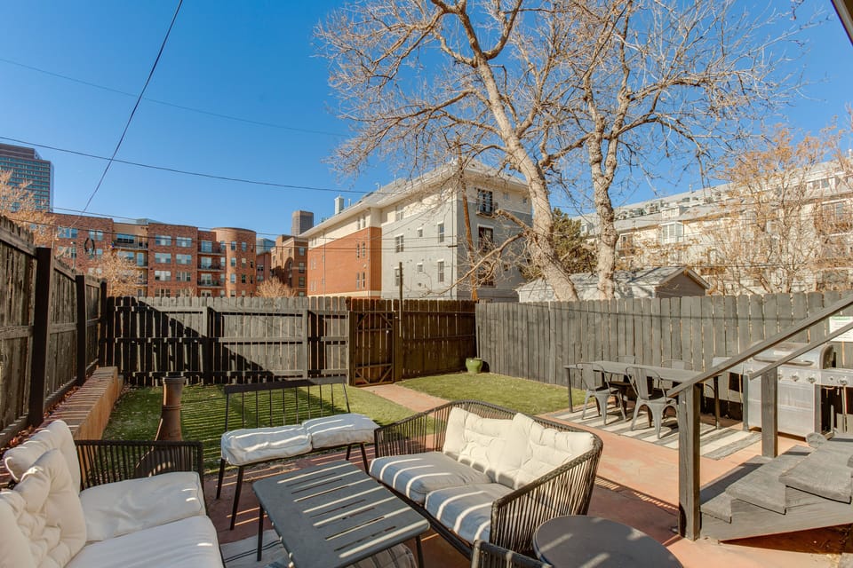 Fenced Backyard | Furnished Patio
