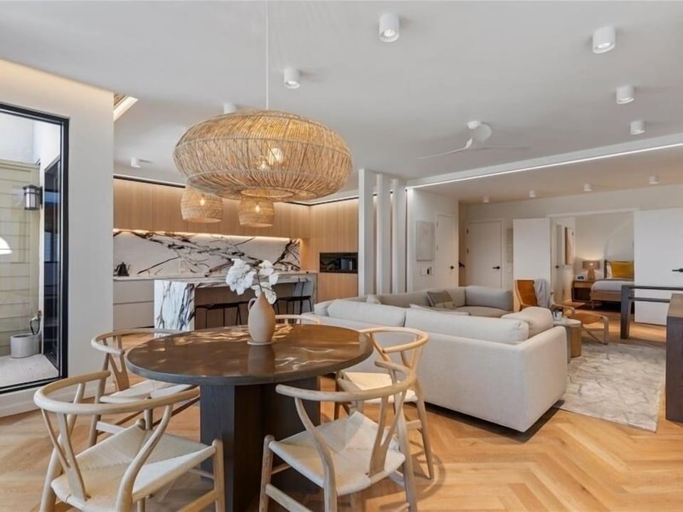 Open concept living space 