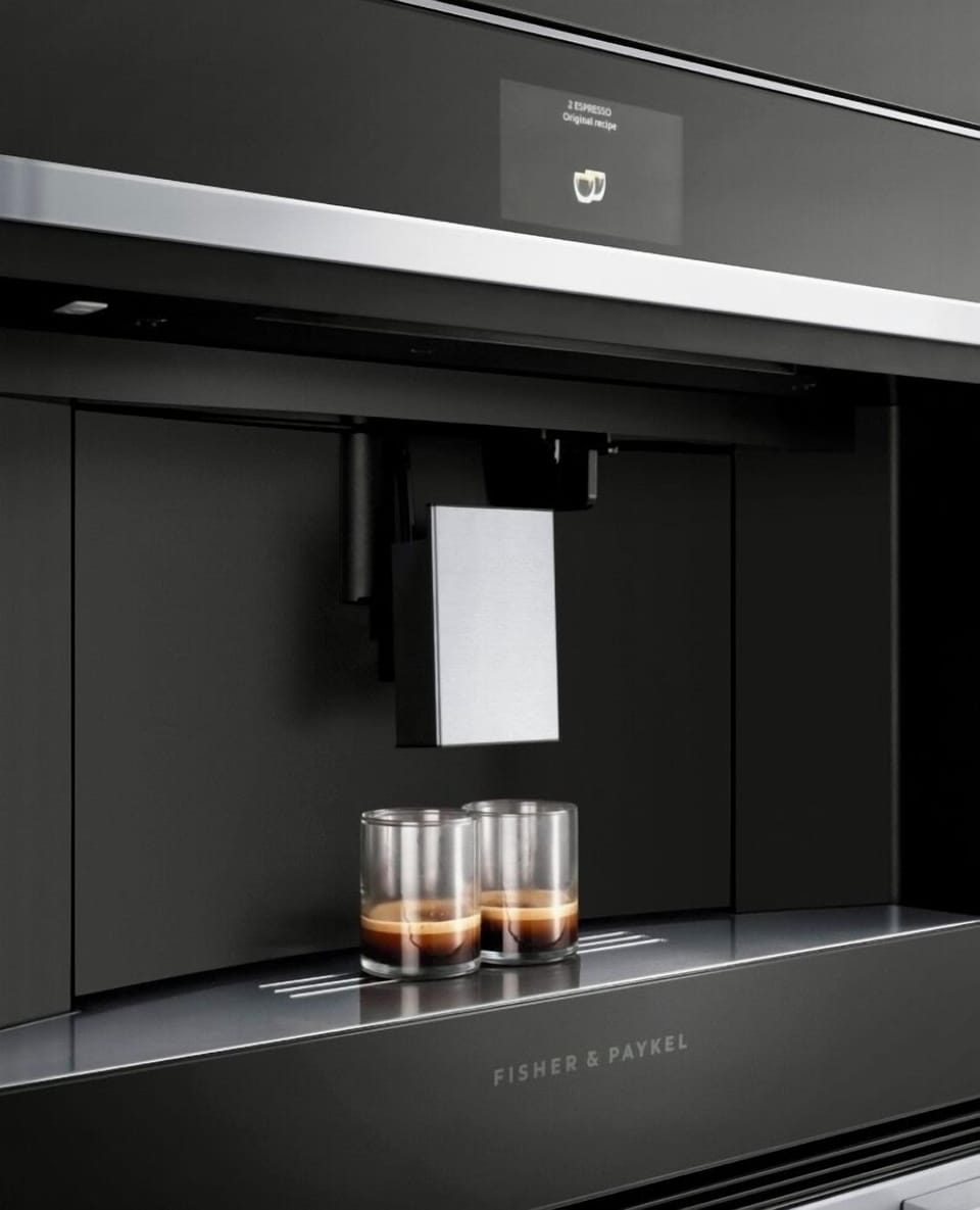 24-inch built-in coffee machine by Fisher & Paykel 