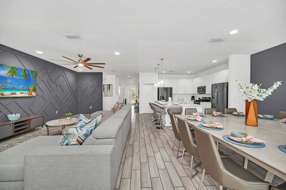 Beautiful open-concept spaces, perfect for spending time with your whole family!