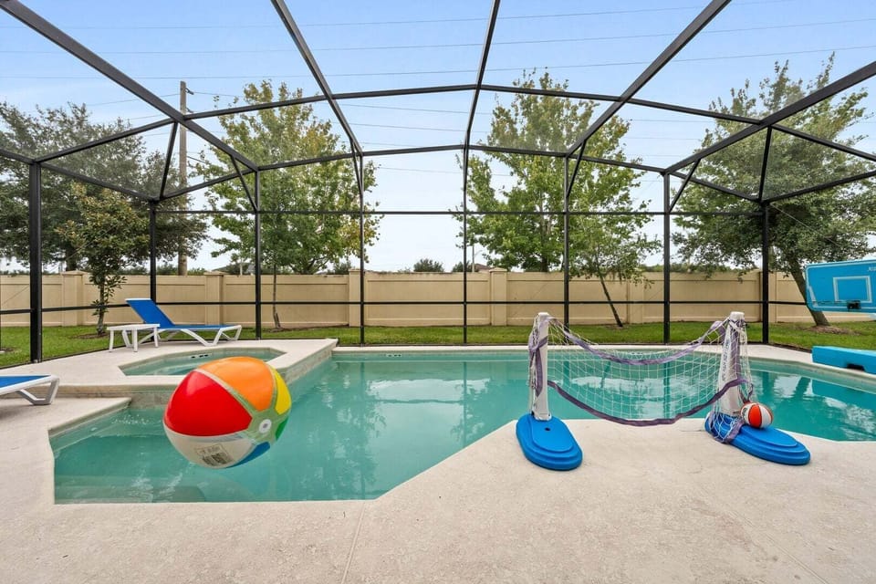 Enjoy the beautiful Florida weather by the pool, and catch a game of water volleyball or basketball.