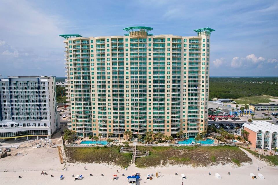 This beachfront resort offers stunning ocean access with pools and amenities just steps from the sandy shore.