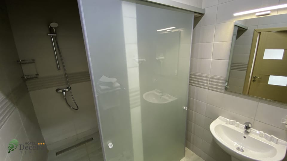 Suite Queen, Without balcony | Bathroom | Shower, free toiletries, hair dryer, towels