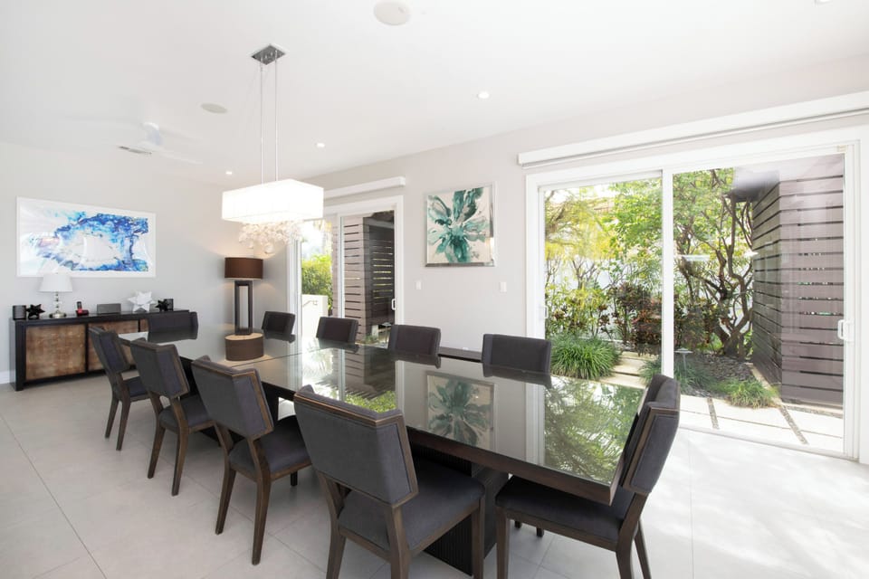 Dining area with seating for 10. 