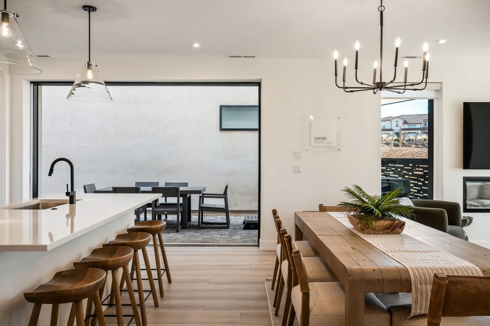 Private Patio from Dining Area