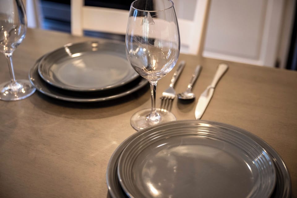 Smoky Mountain Game Den's kitchen and dining area