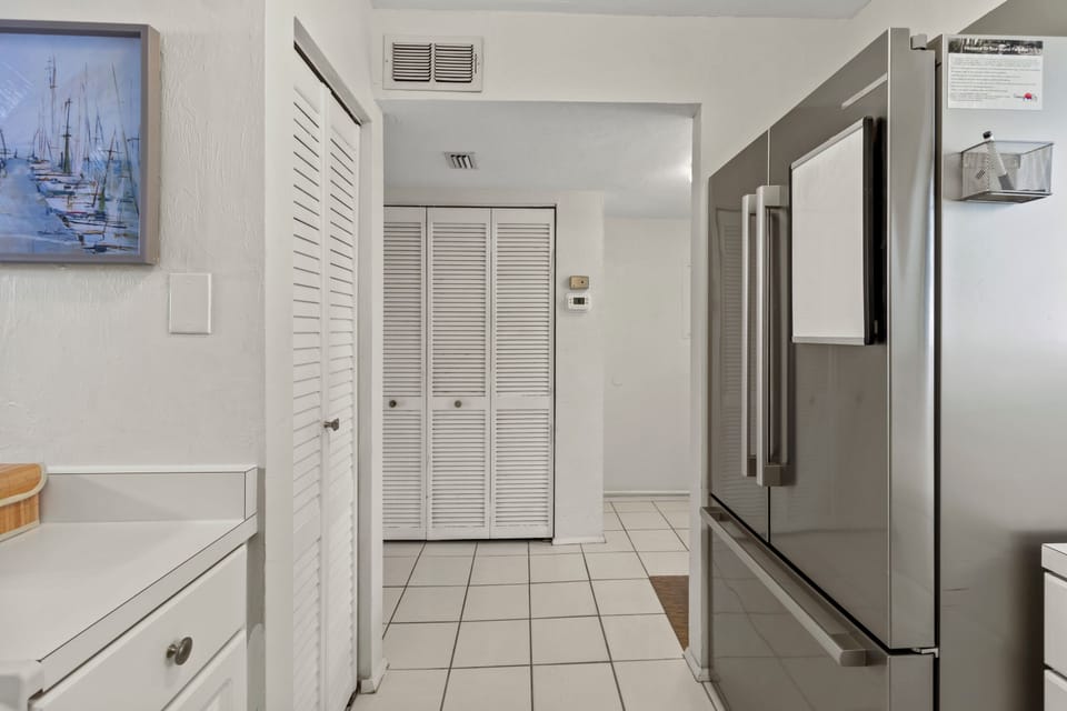 Oversized Refrigerator In Kitchen