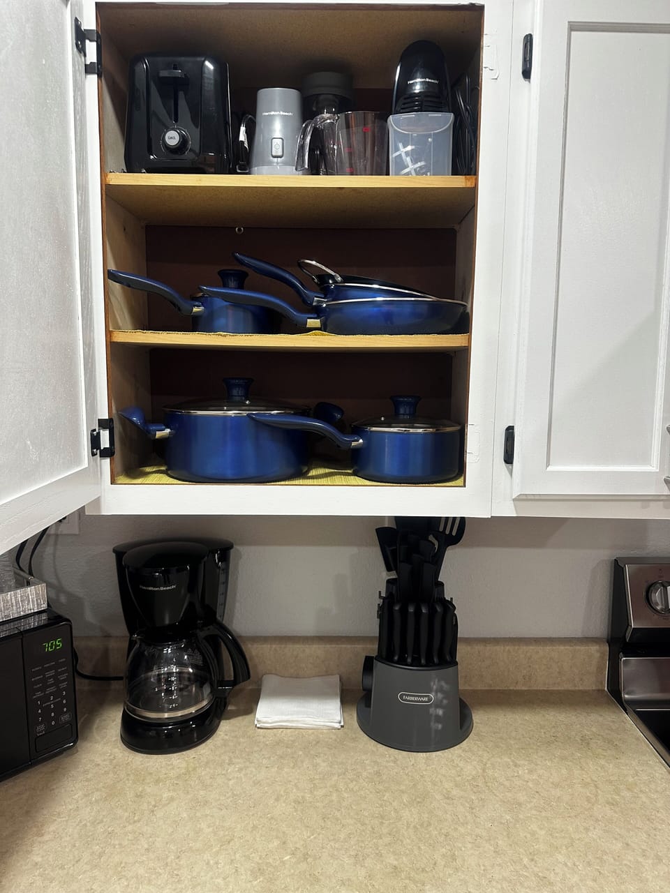Pots and pans to cook that away from home meal