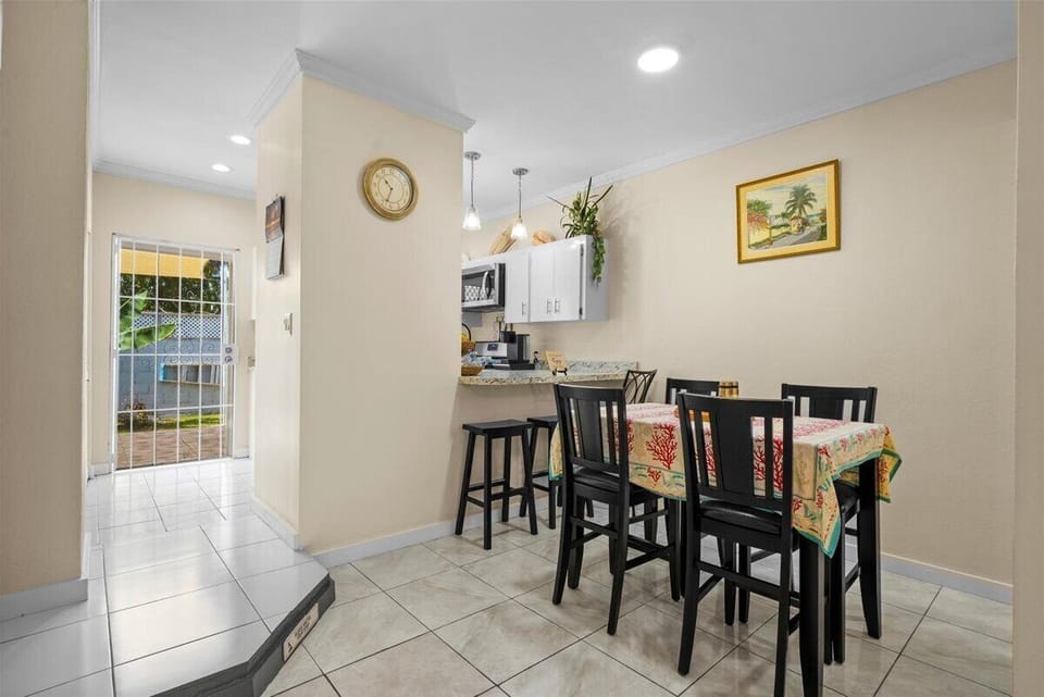 Counter Height Table, 4 Kitchen Counter Chairs and 3 Kitchen Counter Barstools