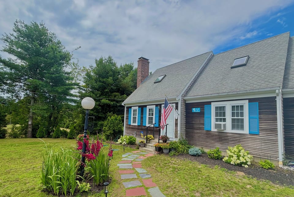 Nestled among trees, our house offers a private retreat surrounded by nature