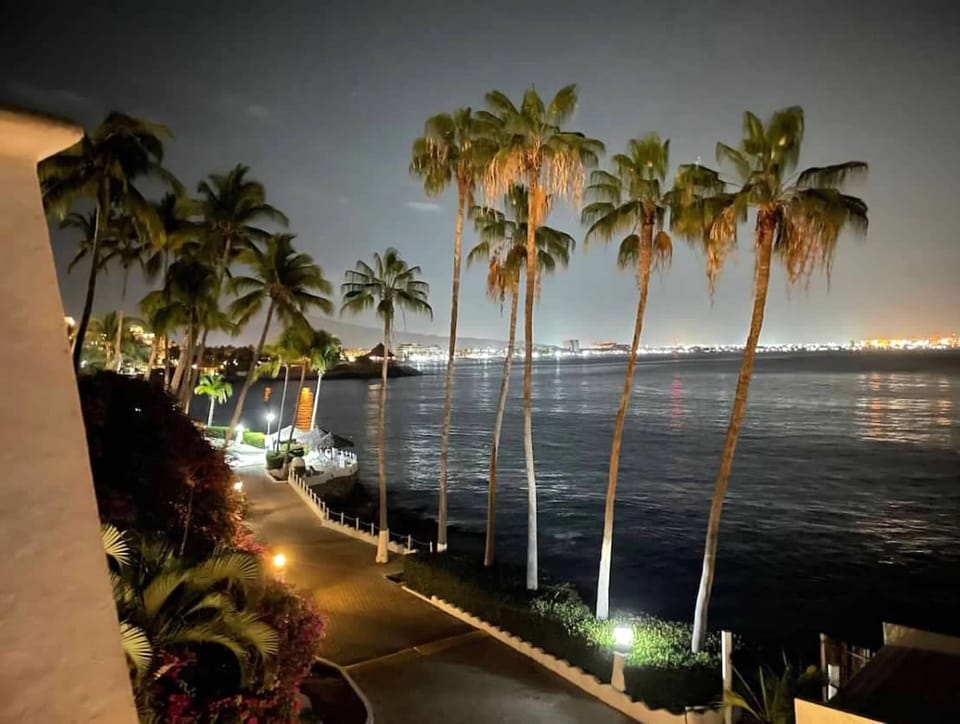 Night view from terrace and the malecon 