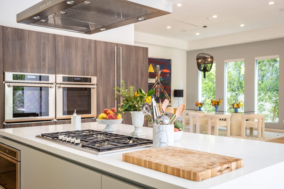 Kitchen is fully equipped.