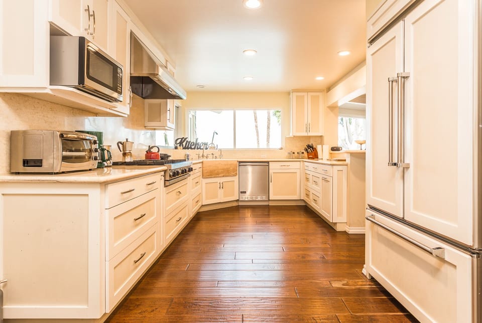 Fully-equipped kitchen.