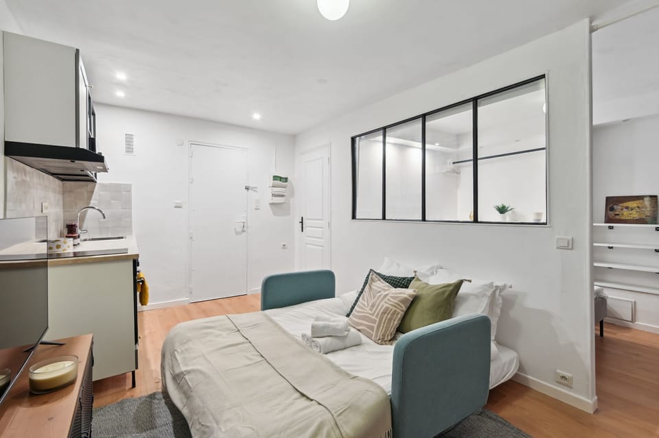 The sofa can be converted into a bed