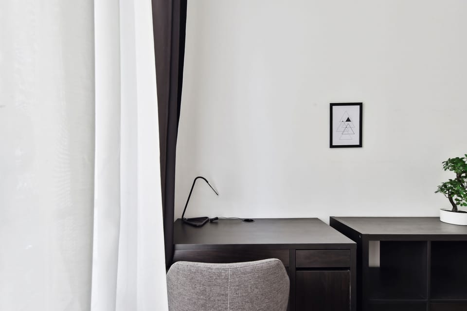The space can be used as a work from home area