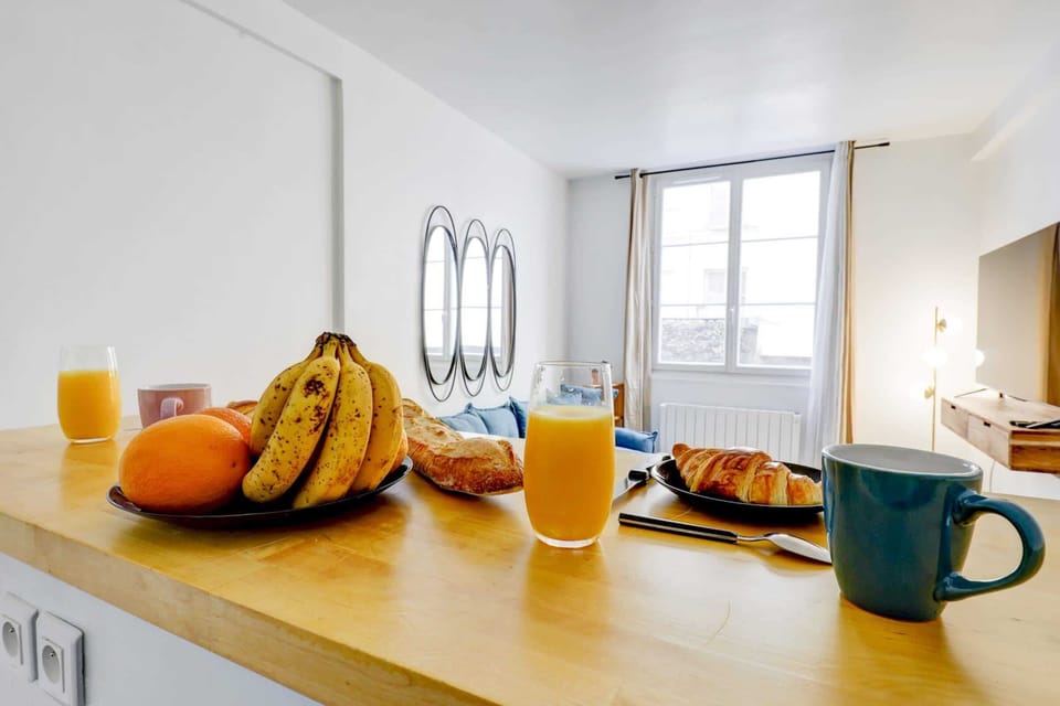 The dining area