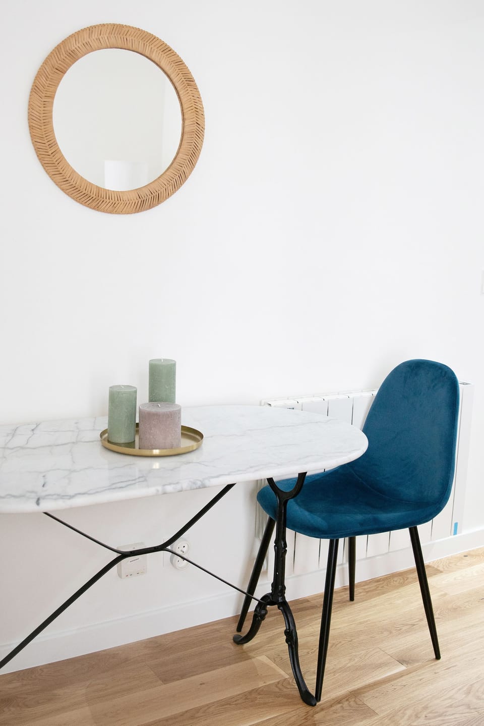 The dining area