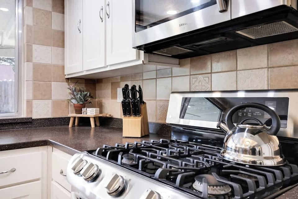 Gas oven range