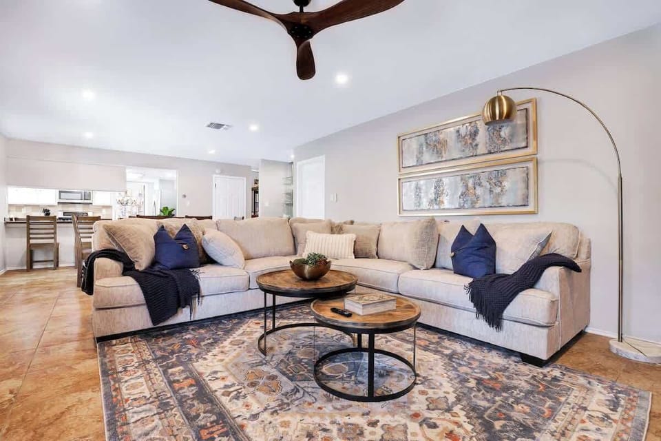 XL sectional for everyone to sit together and watch TV
