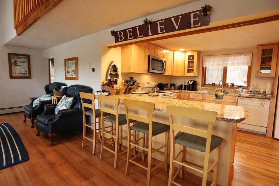 Kitchen Island with Barstools