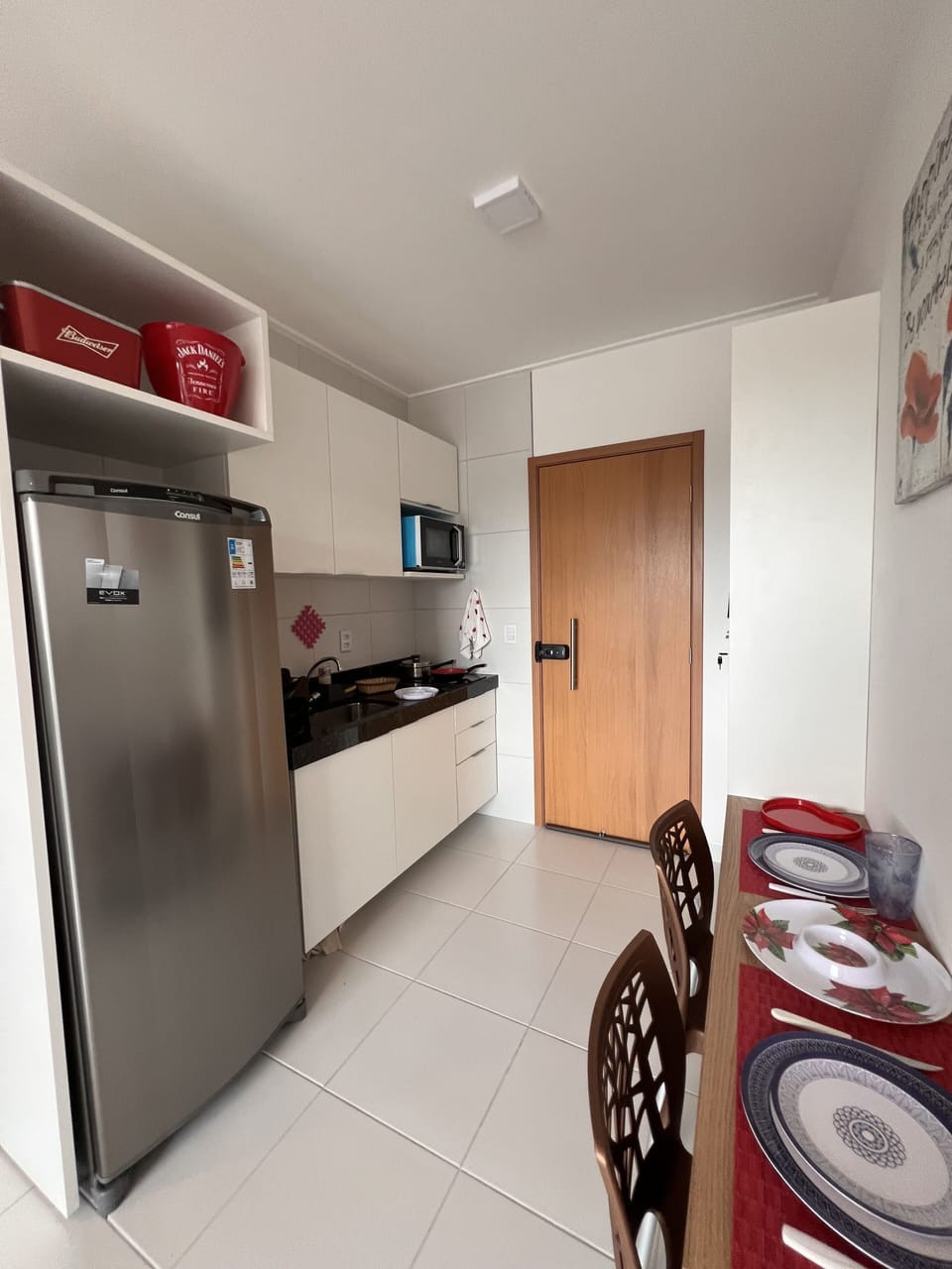 Family Apartment, 1 Bedroom, Pool View, Beachside | Private kitchen | Fridge, blender, cookware/dishes/utensils