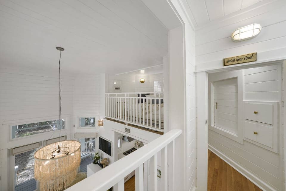 SECOND LEVEL VIEW FROM TOP OF STAIRCASE
