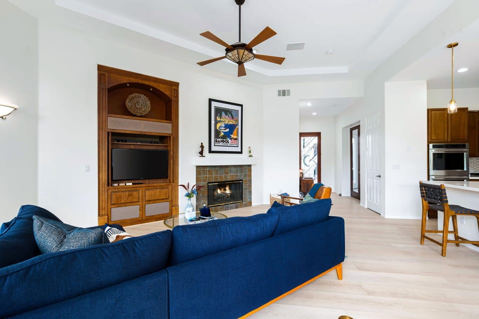 Living Room with Built-IN.