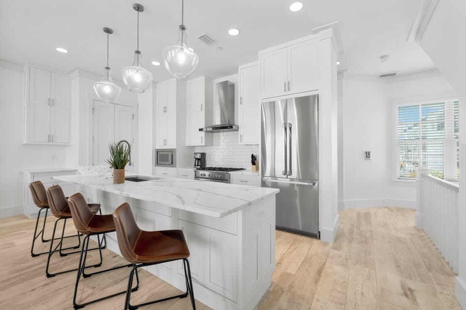 House, 5 Bedrooms, Private Pool, Ocean View | Private kitchen | Full-size fridge, microwave, oven, stovetop