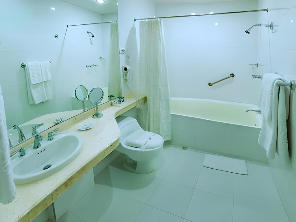 Deluxe Suite, City View | Bathroom | Shower, free toiletries, hair dryer (on request), towels