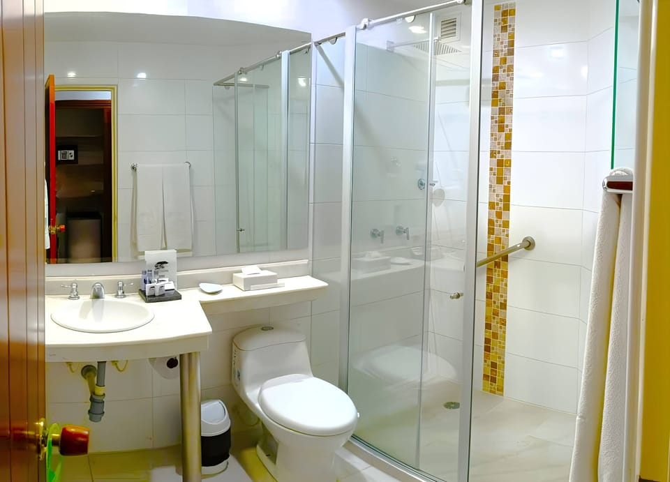 Superior Room, City View | Bathroom | Shower, free toiletries, hair dryer (on request), towels