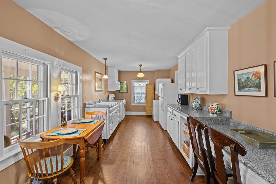 Updated Kitchen in a Historic House provides modern amenities