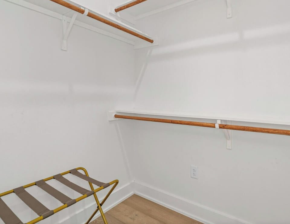 Plenty of space in this walk-in closet!