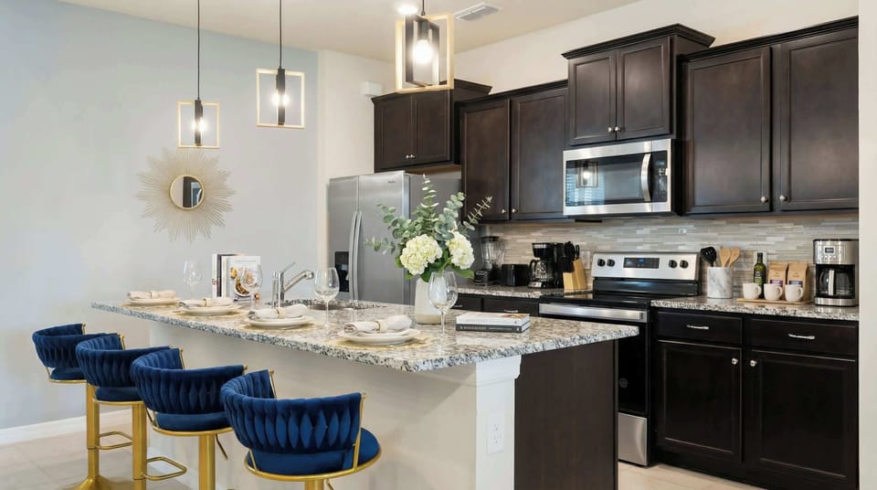 House, Multiple Beds, Pool Access, Pool View (3817LA WIR) | Private kitchen | Coffee/tea maker