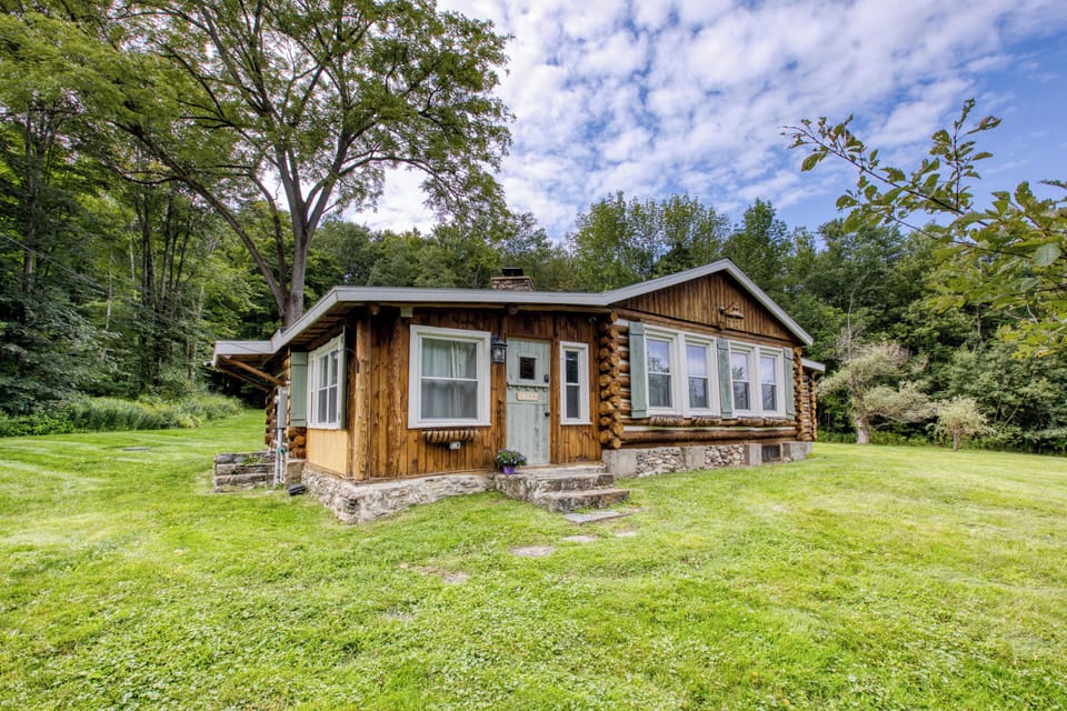 1900s log cabin in the Berkshires.