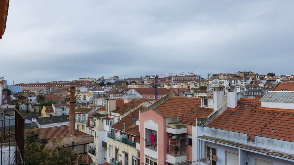 Enjoy scenic views of Lisbon's charming rooftops and historic architecture.
#cityview #citycenter #portugal #pt #lisbon