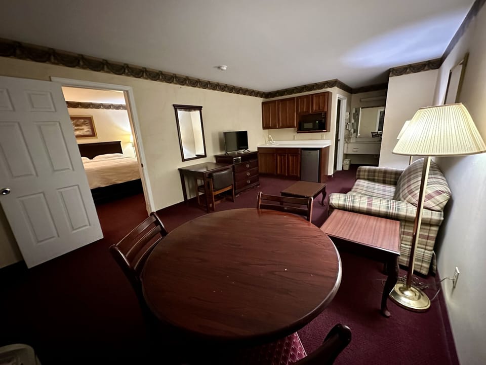 Desk, soundproofing, iron/ironing board, rollaway beds