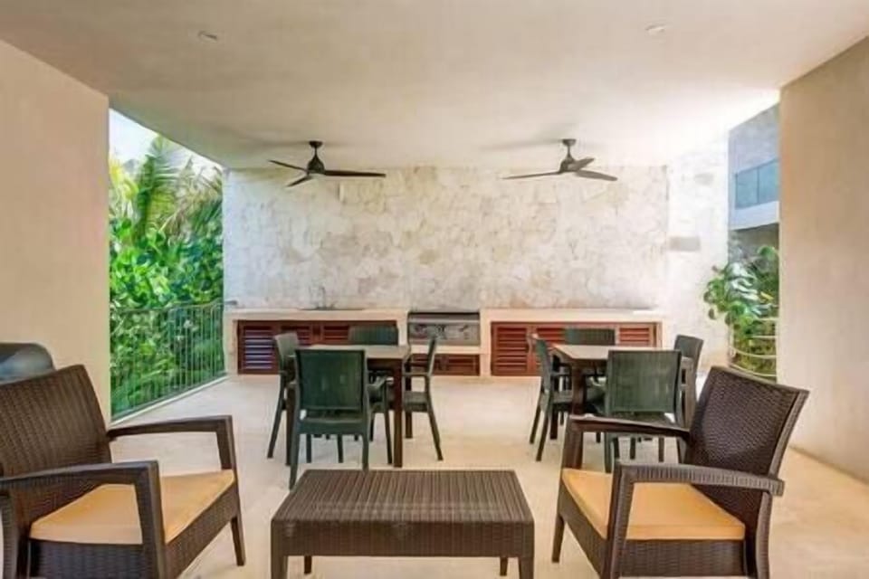 Elevate poolside with a BBQ lounge area for sizzling delights while you refresh. Ultimate relaxation