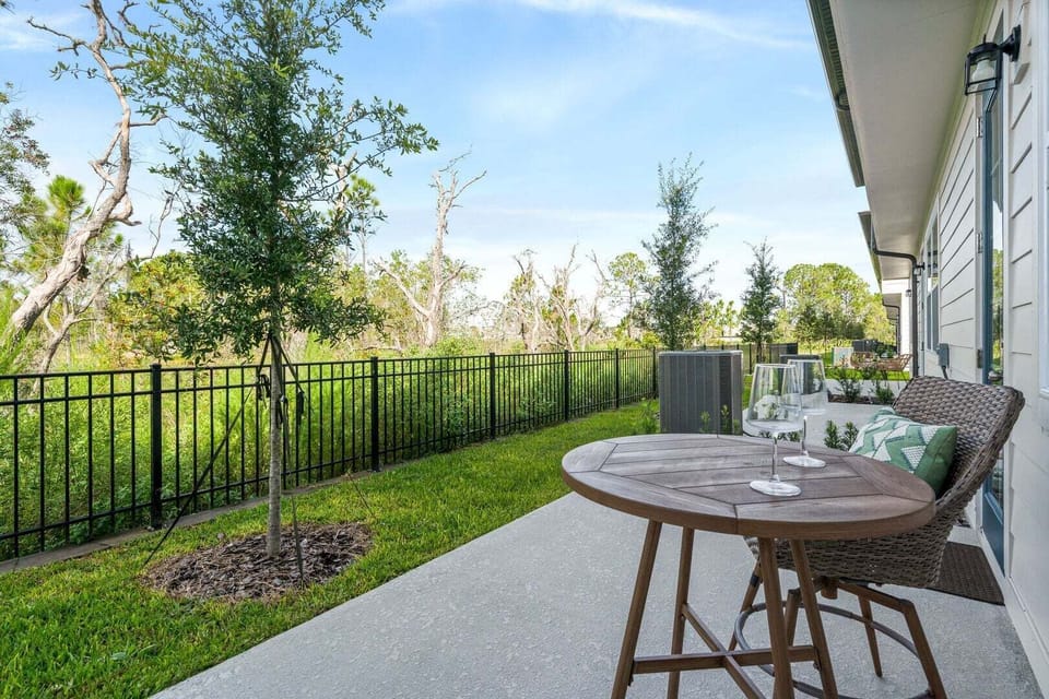 Enjoy the beautiful landscapes while you take your morning coffee to start for the day.