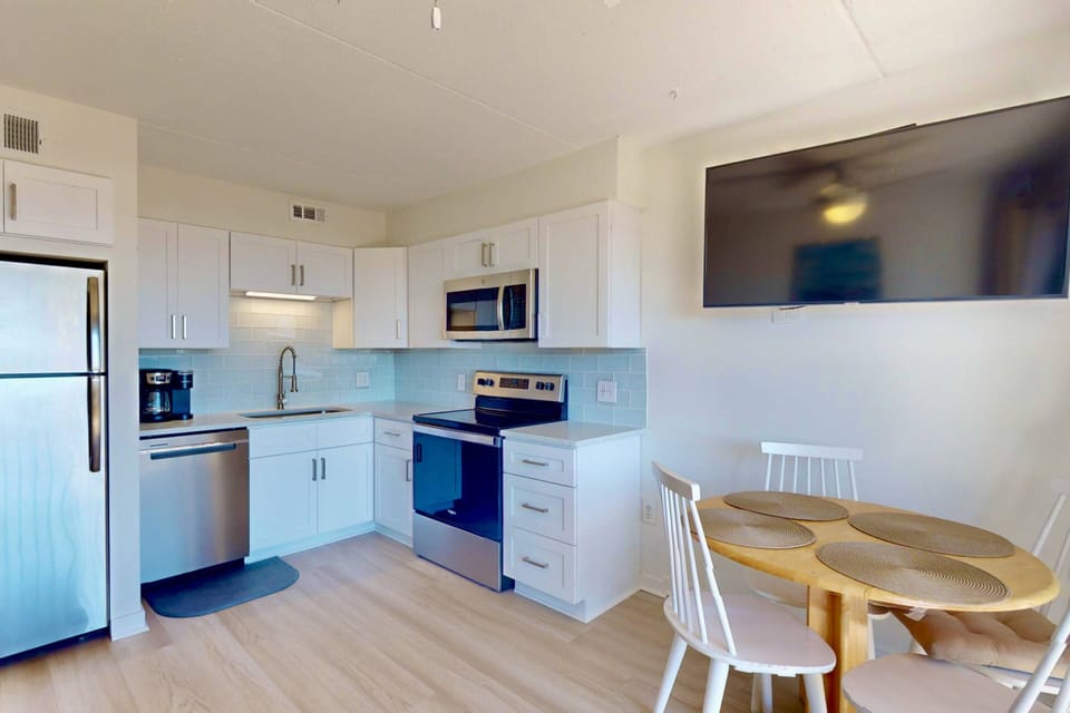 Kitchen and dining area