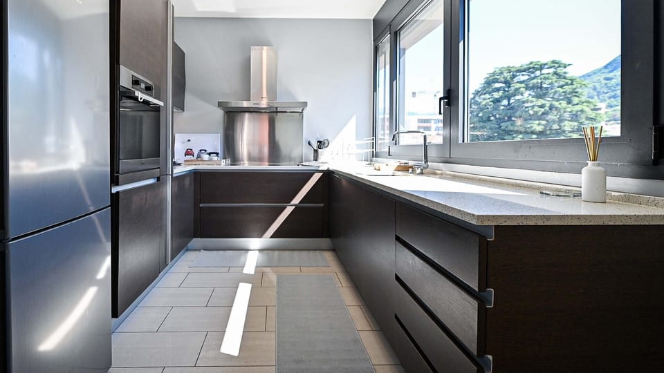 Apartment, 3 Bedrooms, Balcony, Garden View | Private kitchen