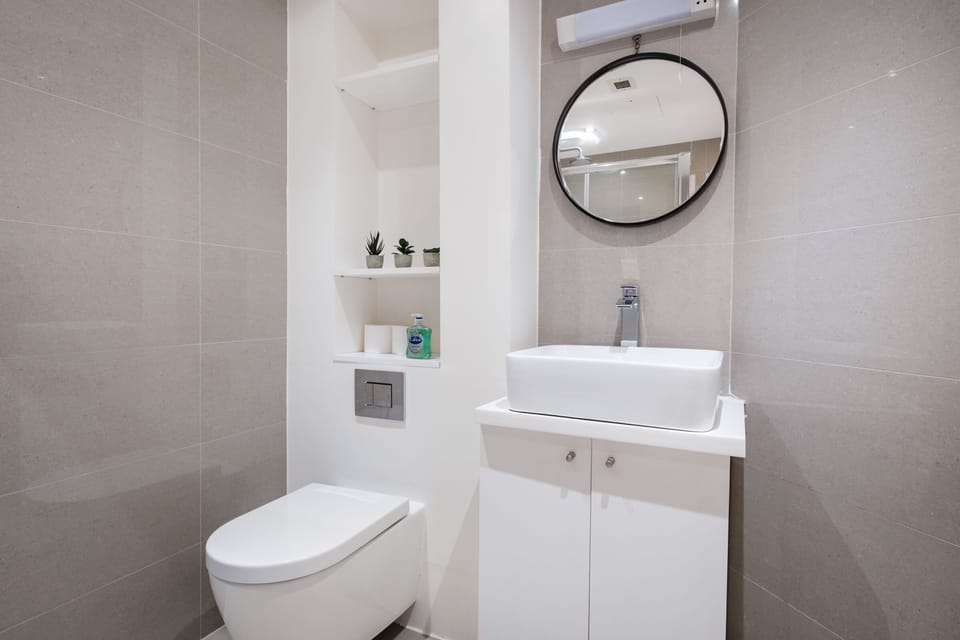 The bathroom