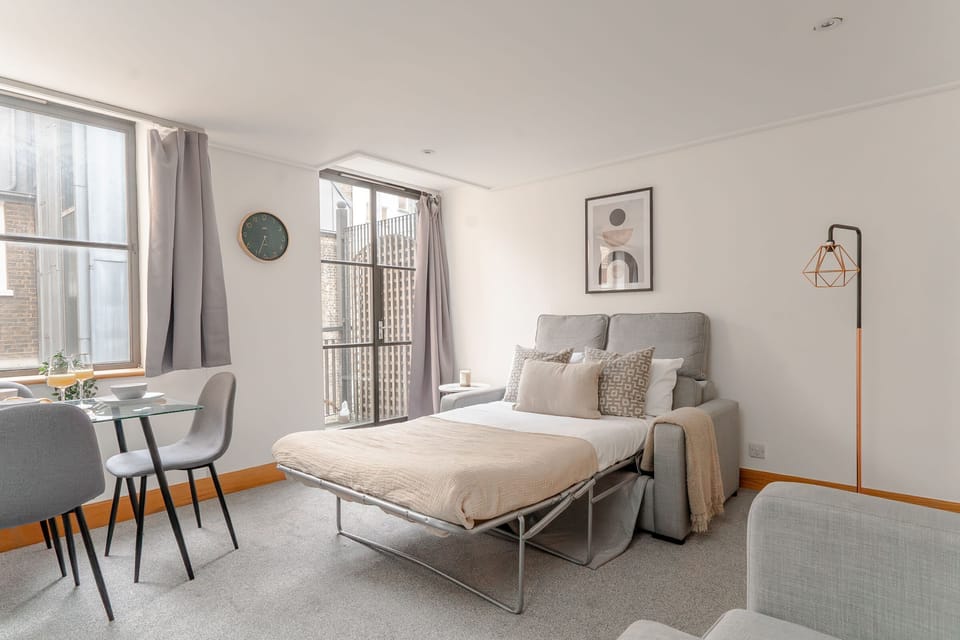 The sofa can be converted into a bed