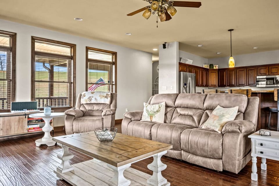 Relax on the comfortable furniture.
