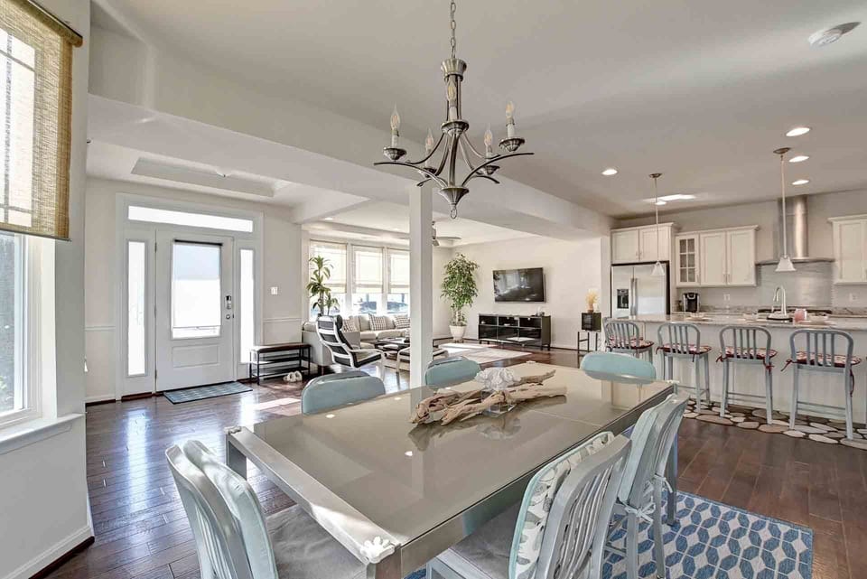 Dining to Living Area