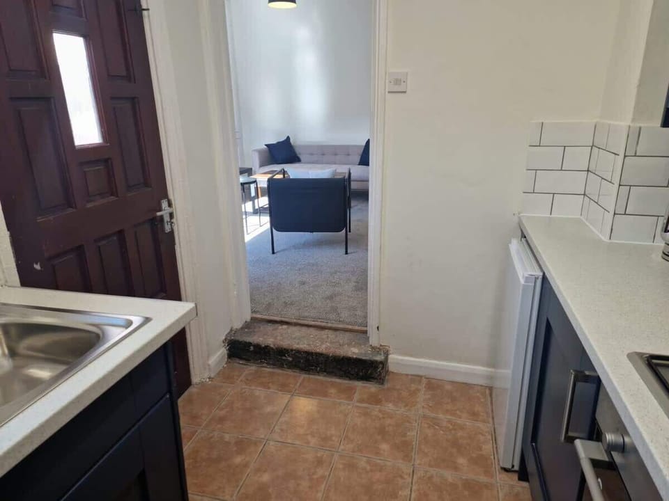 Kitchen to Living/Dining area view: cook yourself a meal and drift through to the handy dining space to enjoy it.